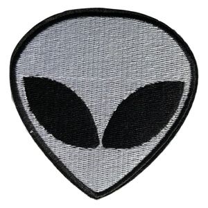 Alien patch Iron On space UFO X Files DIY Area 51